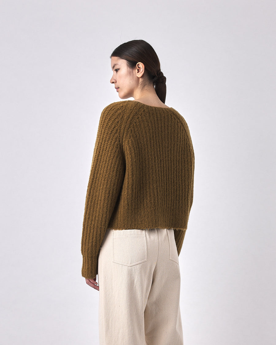 Chunky Cropped Sweater - FW23 - Dijon