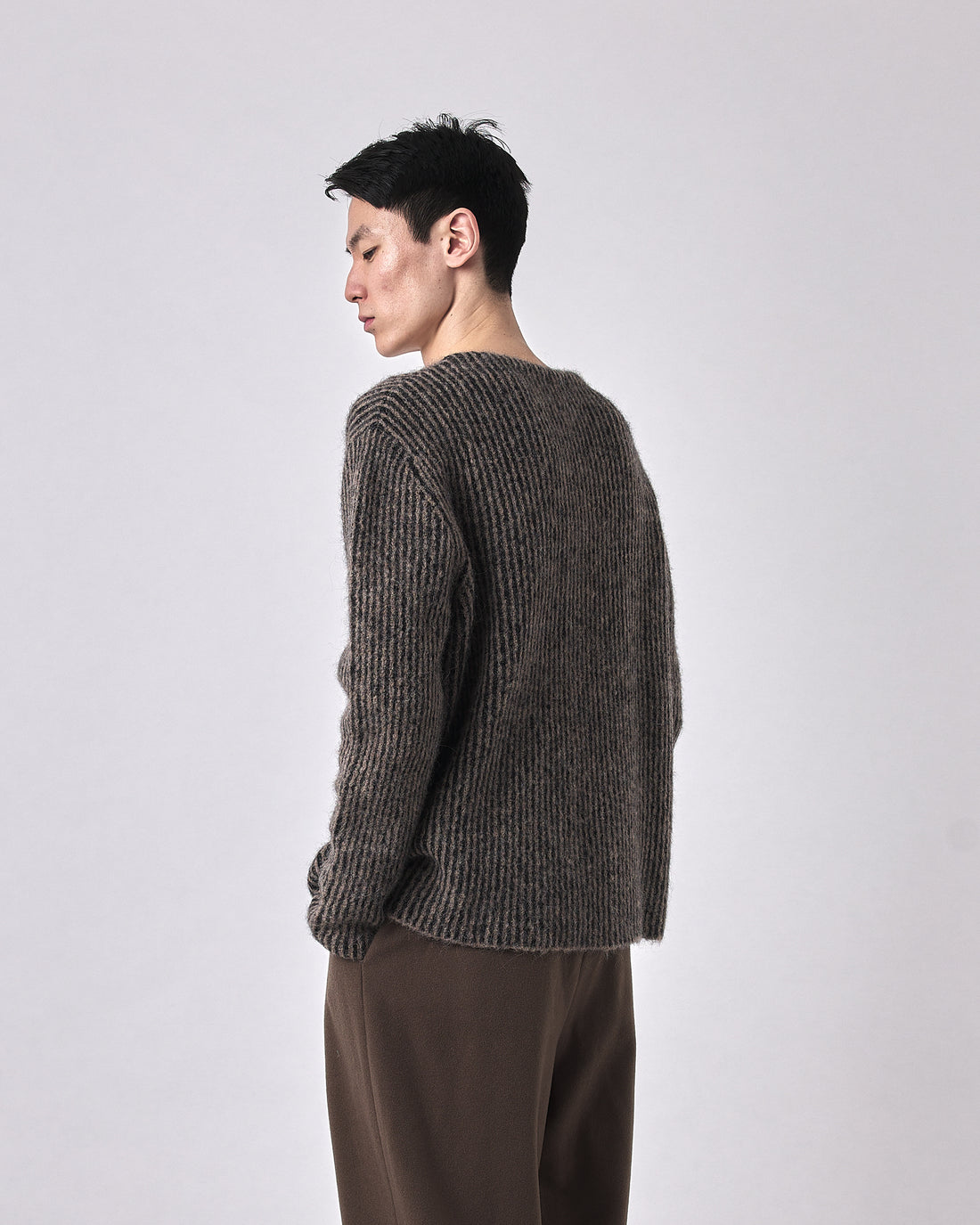 Alpaca Striped Fisherman - FW23 - Dark Stripes