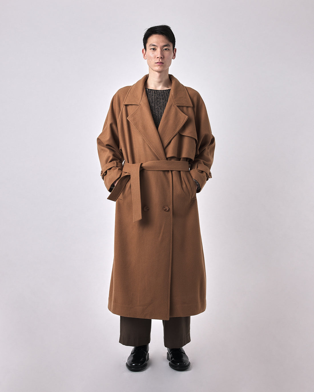 Fall Wool Trench - FW23 - Tan