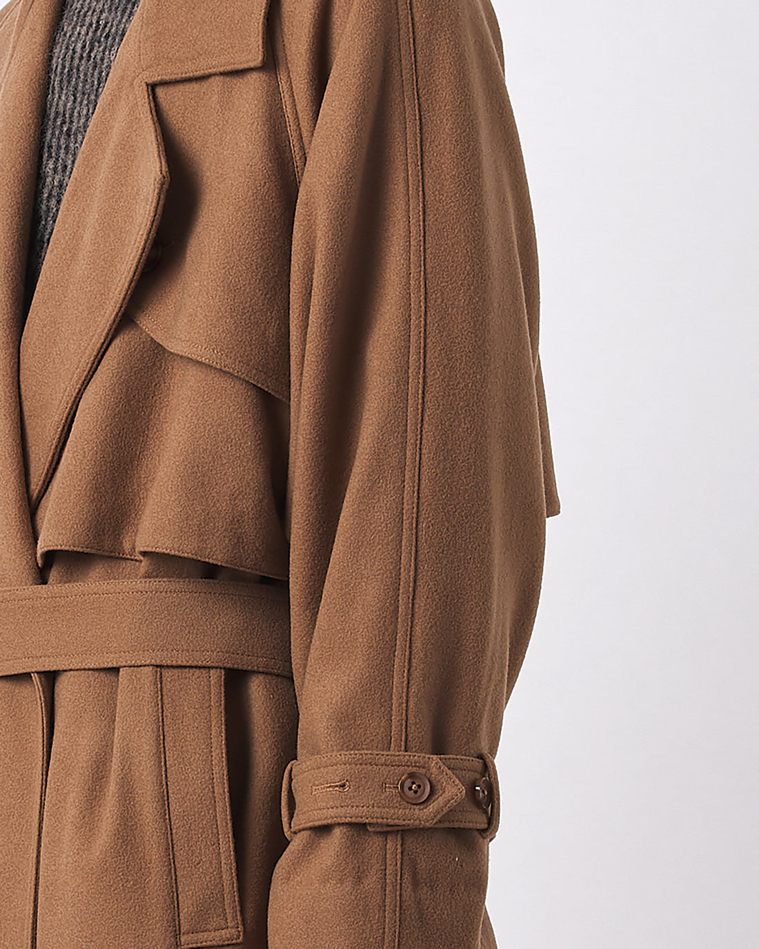 Fall Wool Trench - FW23 - Tan