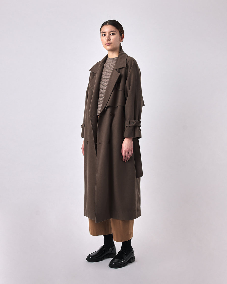 Fall Wool Trench - FW23 - Umber
