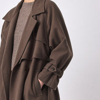 Fall Wool Trench - FW23 - Umber