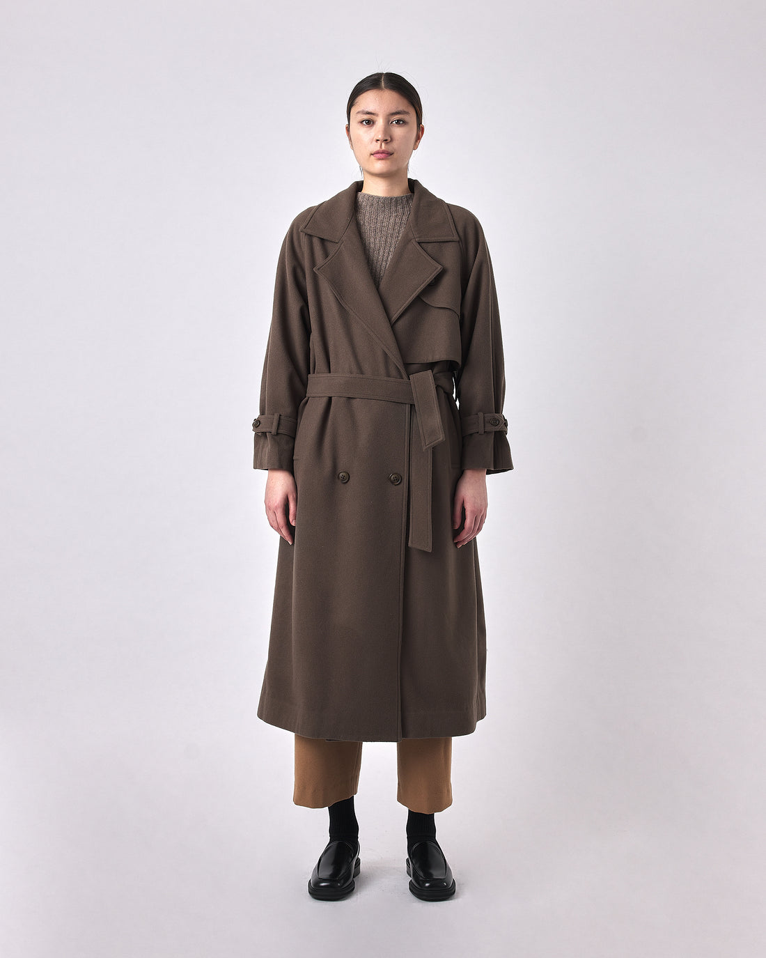 Fall Wool Trench - FW23 - Umber