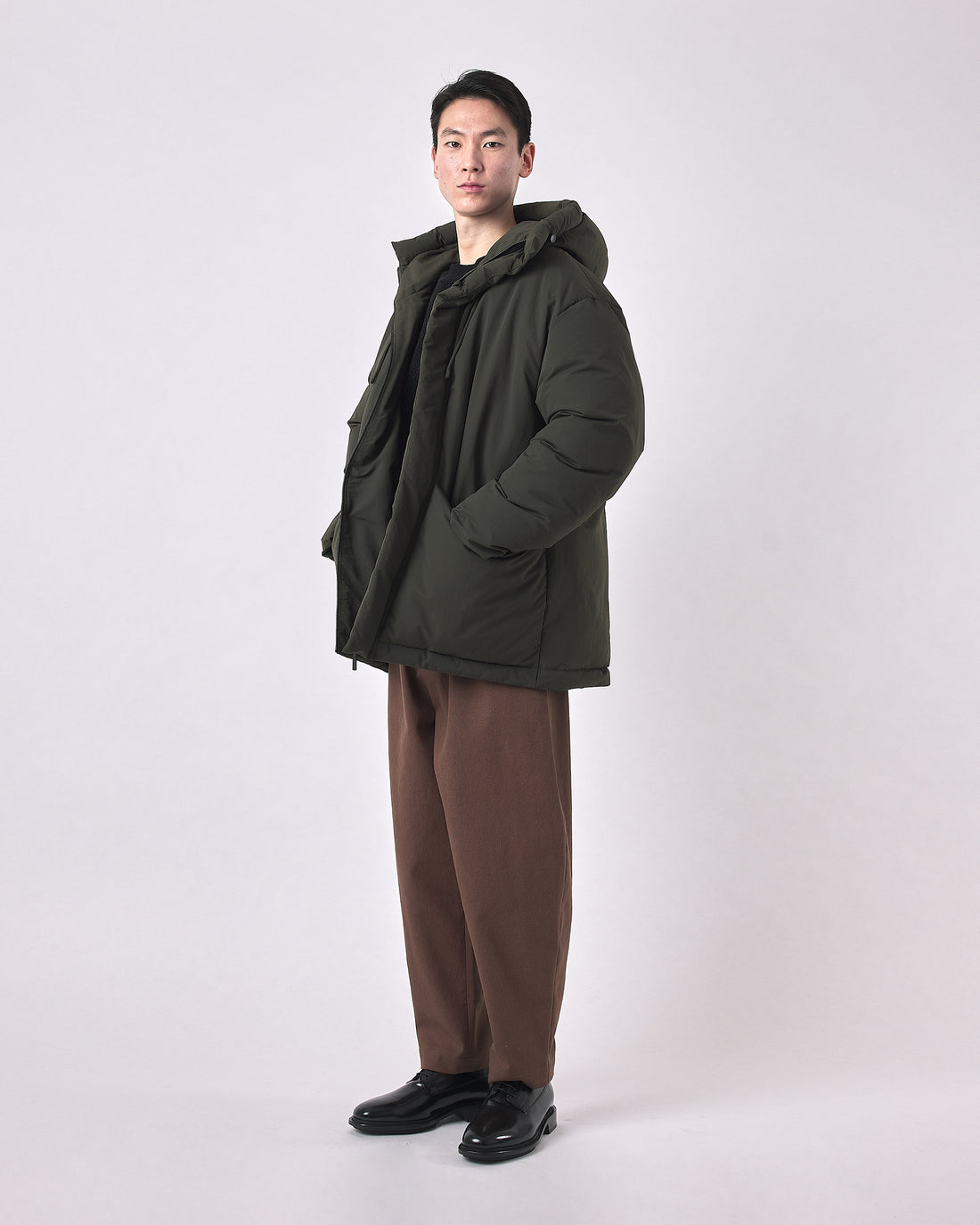 Hooded Puffer - FW23 - Deep Olive