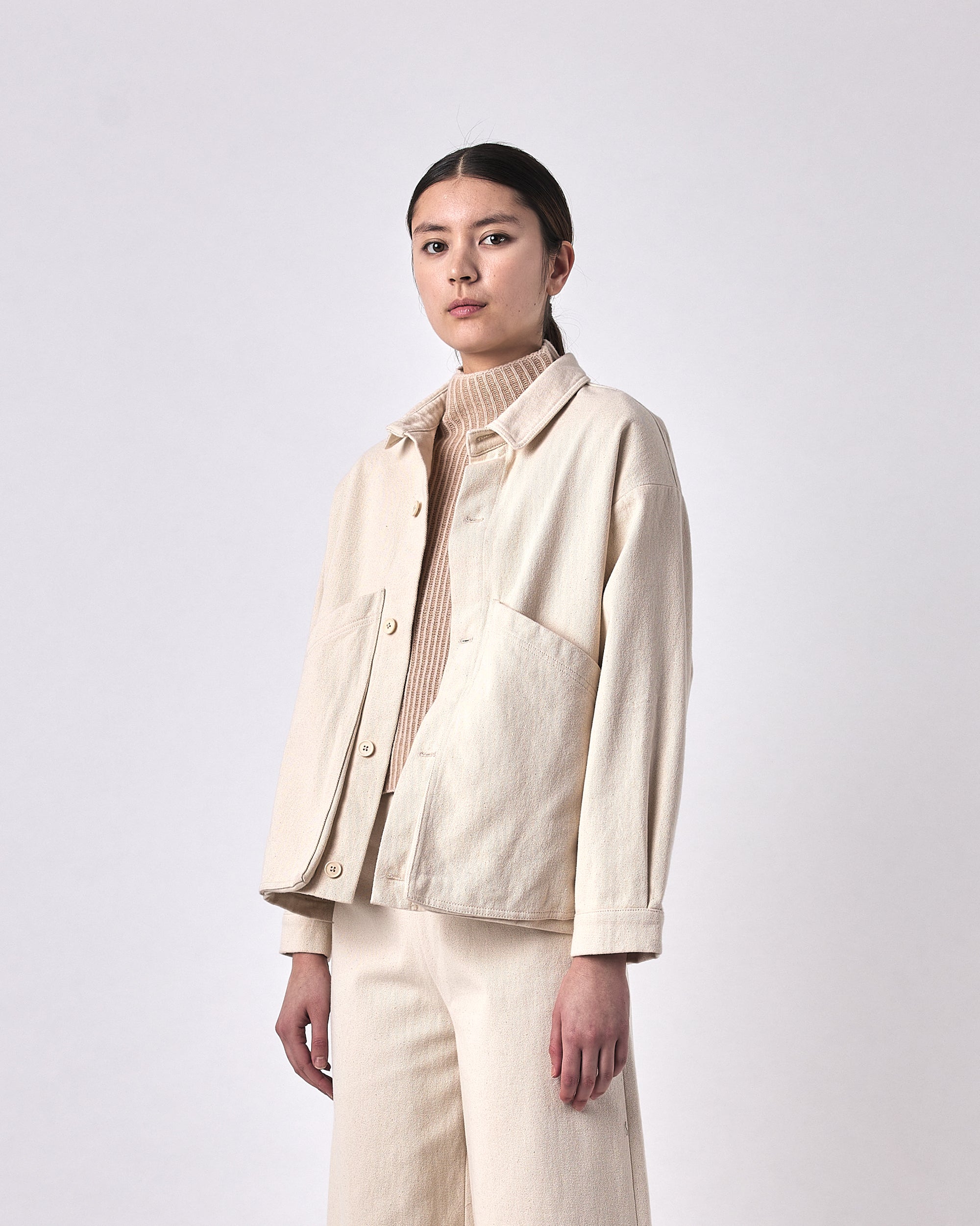 Signature Panel Pockets Shirt Jacket - Fall Edition - Off-White
