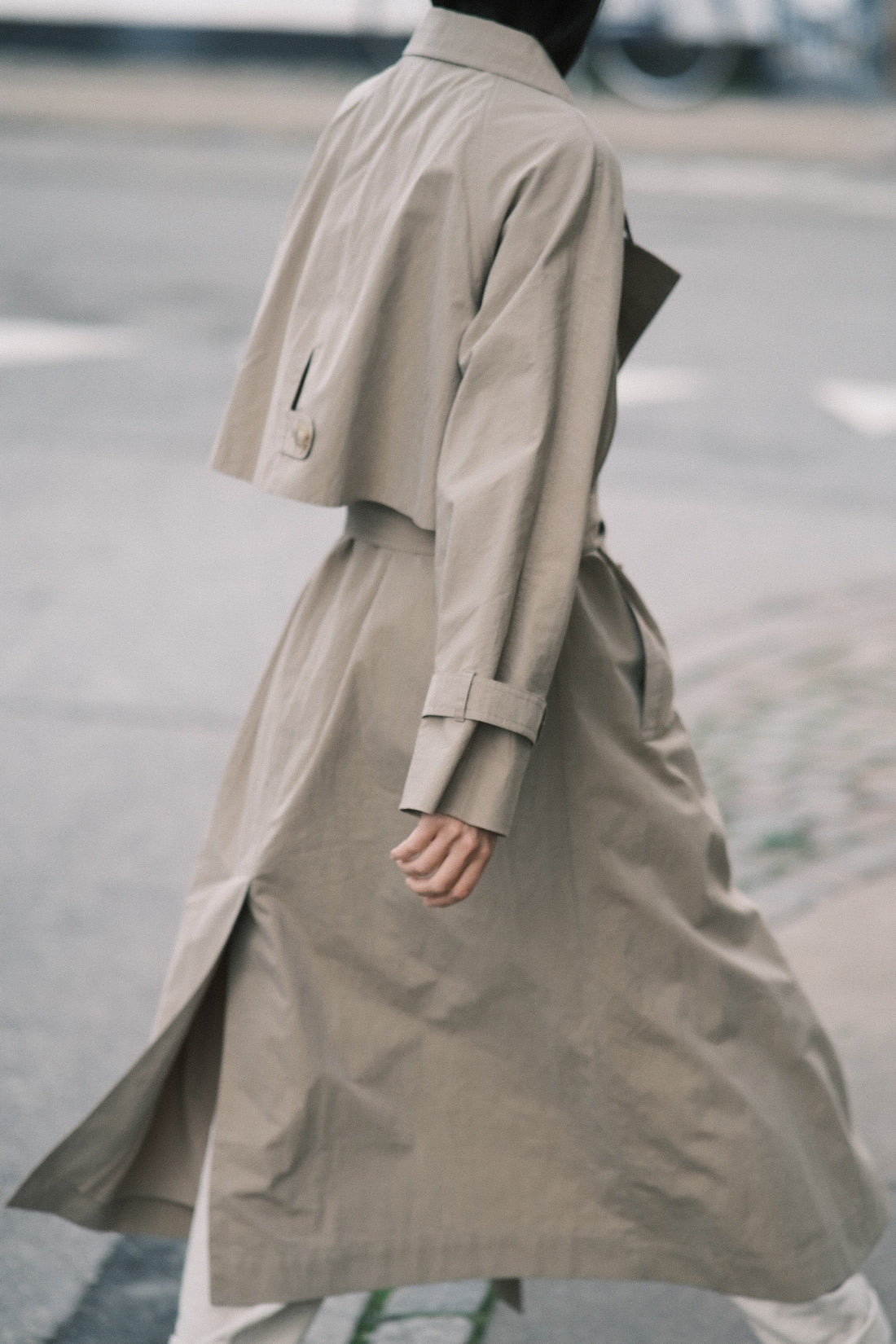 Spring Long Trench - SS23 - Tan