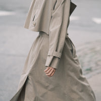 Spring Long Trench - SS23 - Tan