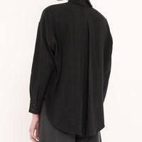 Signature Dolman Shirt - Black