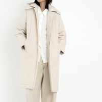 Hooded Duster - FW22 - Bone-White