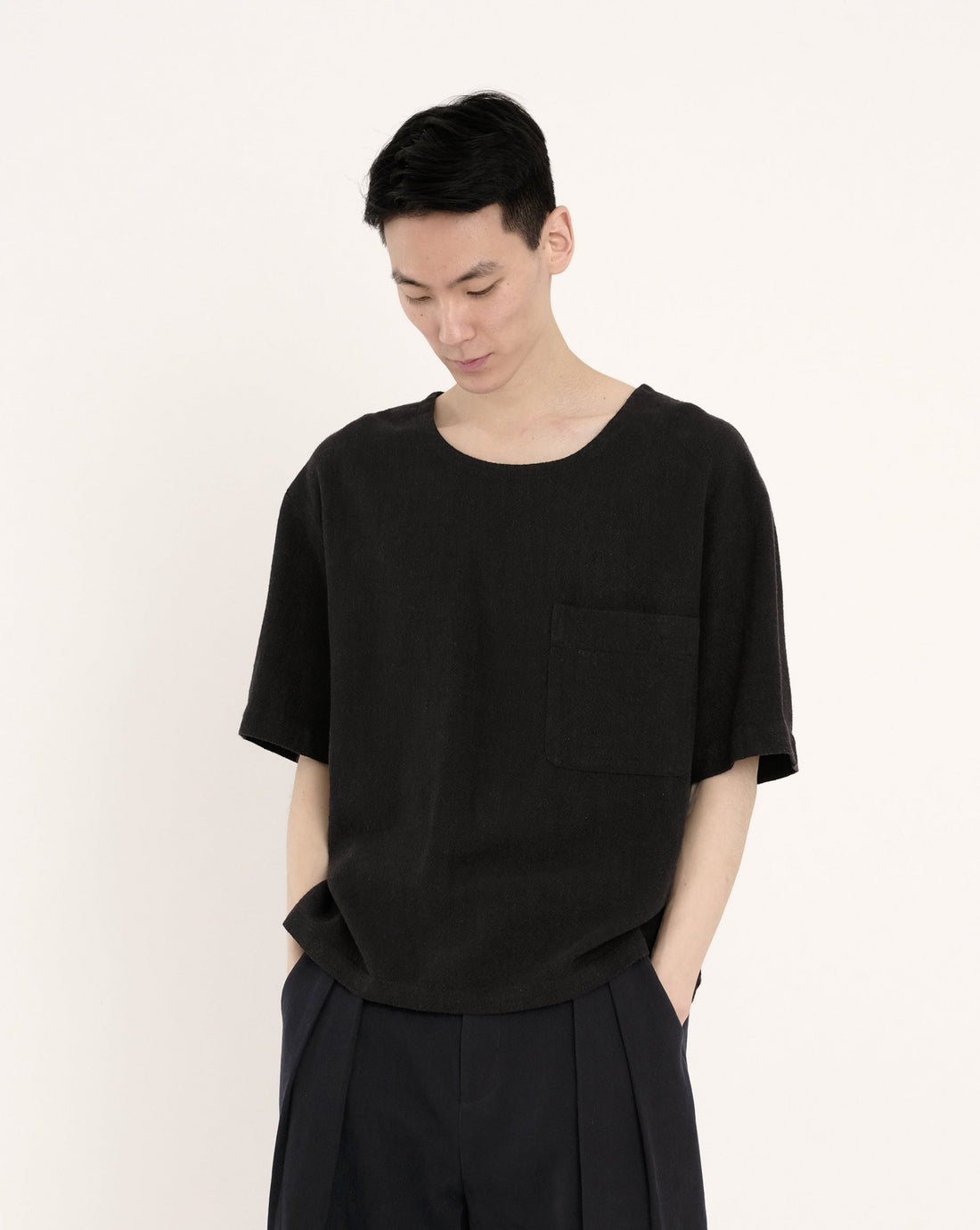 Signature Unisex Pocket Tee - Classic Black