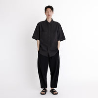 Signature Double Pockets Shirt - Black