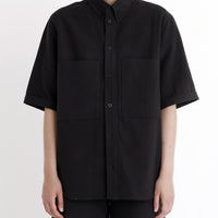 Signature Double Pockets Shirt - Black