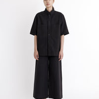 Signature Wide-Legged Trouser - Canvas Edition - Black