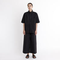 Signature Double Pockets Shirt - Black