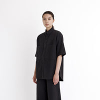 Signature Double Pockets Shirt - Black