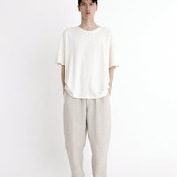 Signature Elastic Pull-Up Trouser - Gauze Edition - Oatmeal