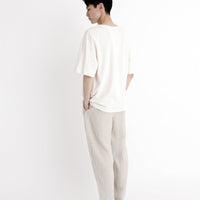 Signature Elastic Pull-Up Trouser - Gauze Edition - Oatmeal