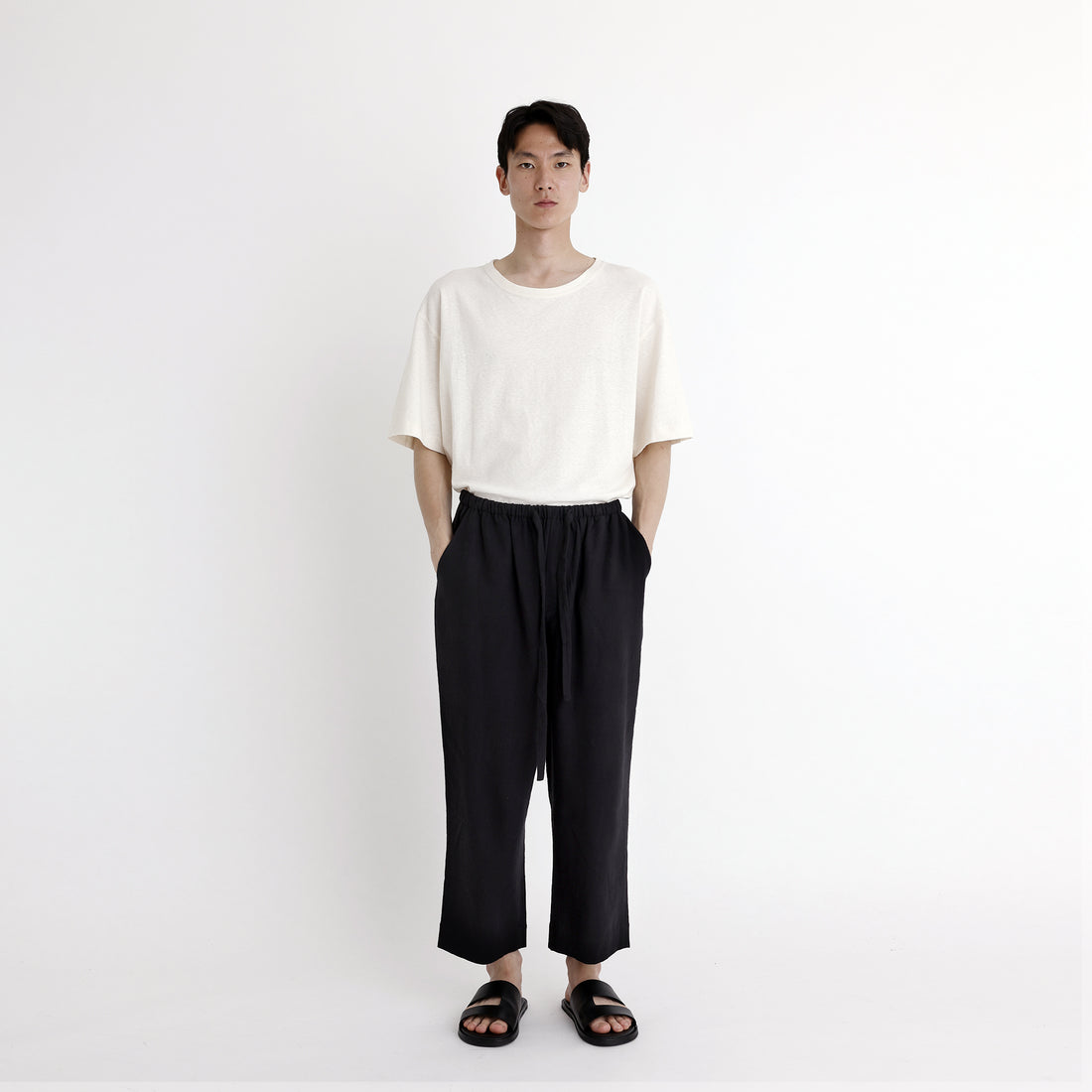 Drawstring Relaxed Trouser - SS23 - Black