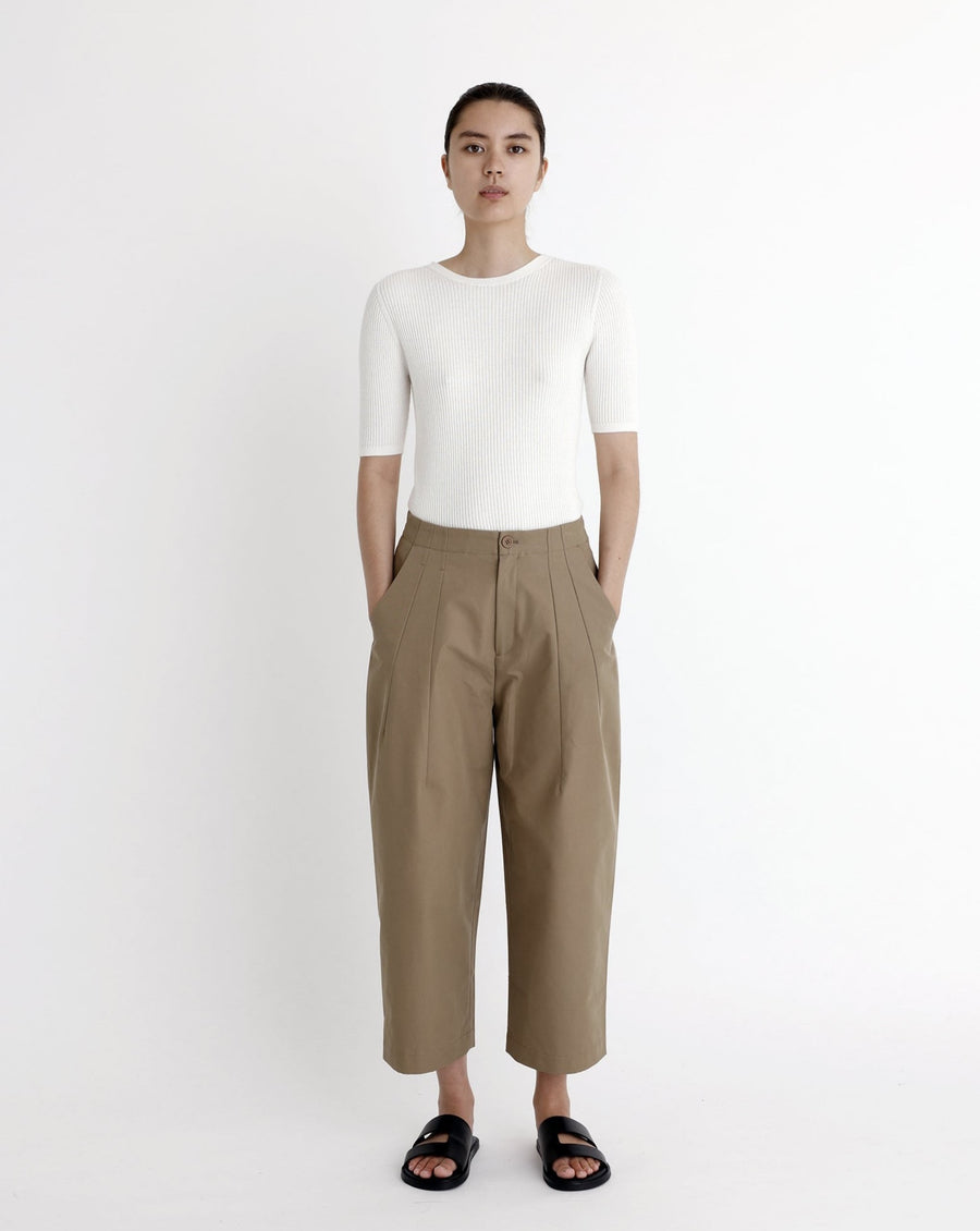 Pleated Trouser - 2023 Spring Edition - SS23 - Tan