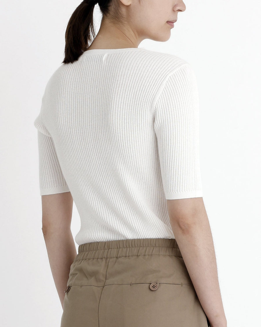 Ribbed Shortsleeves - SS23 - Off-White