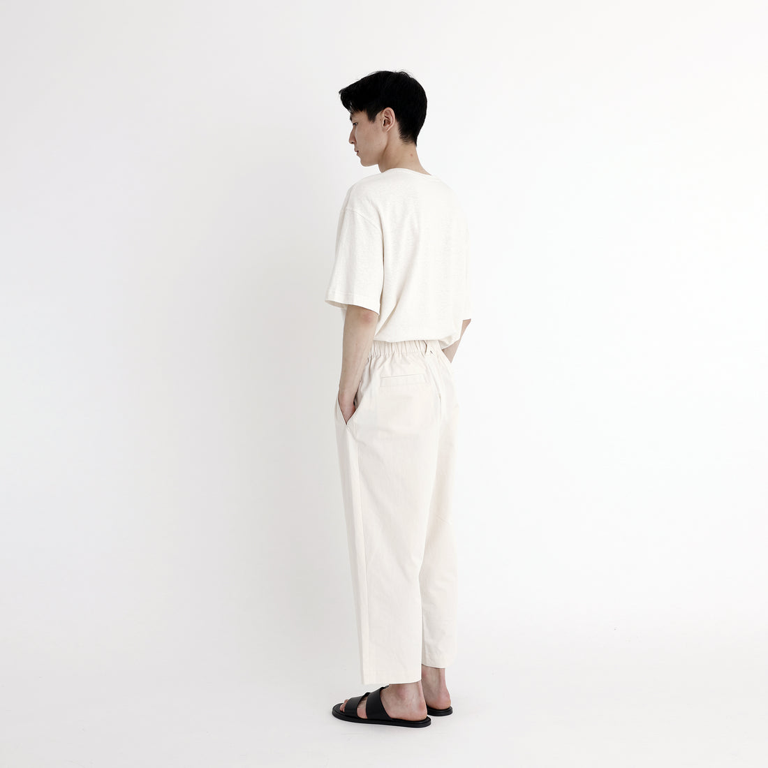 Elastic Drop-Crotch Trousers - SS23 - Off-White