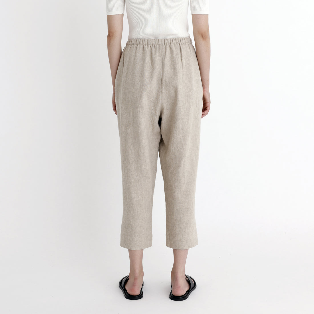 Drawstring Relaxed Trouser - SS23 - Almond