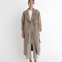 Spring Long Trench - SS23 - Tan