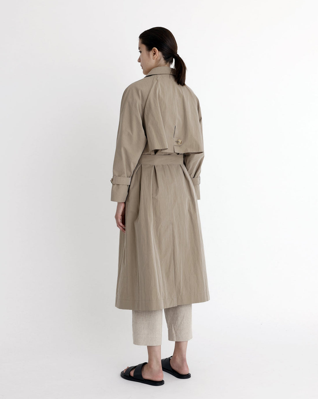 Spring Long Trench - SS23 - Tan