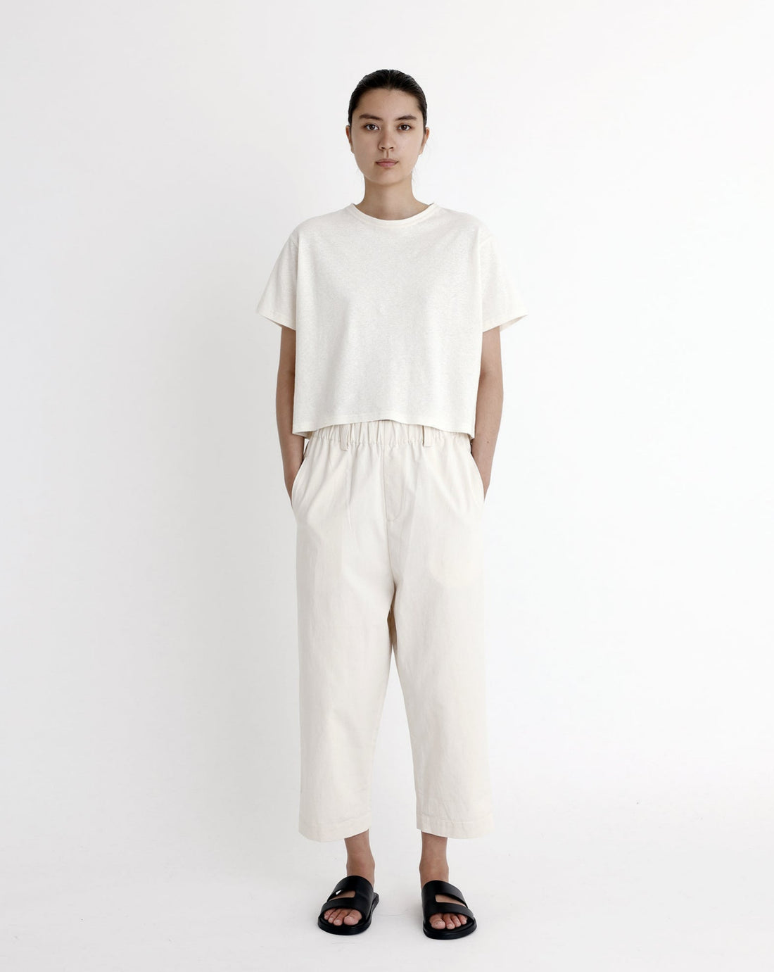 Elastic Drop-Crotch Trousers - SS23 - Off-White