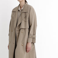 Spring Long Trench - SS23 - Tan